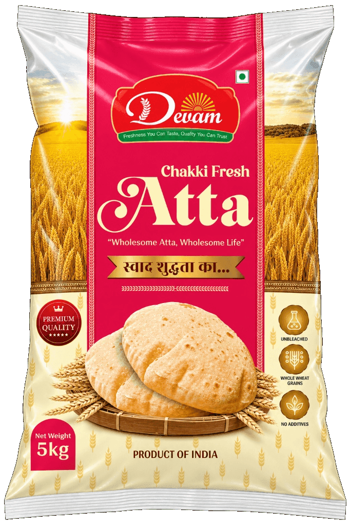 Devam Chakki Fresh Atta 5kg Pouch